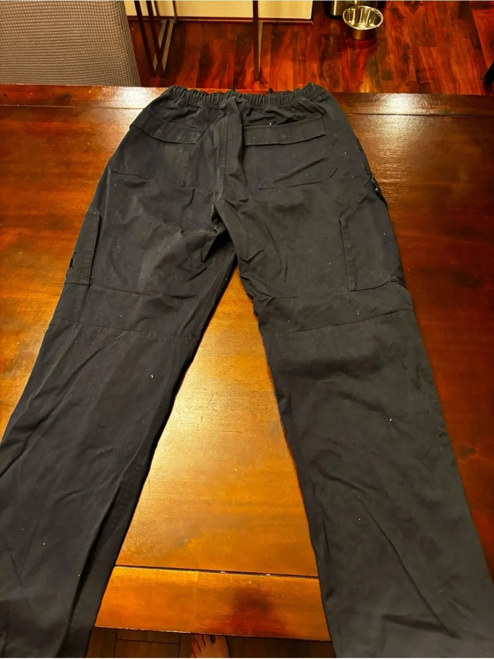 Jordan Black Cargo Pants with Elastic Waistband